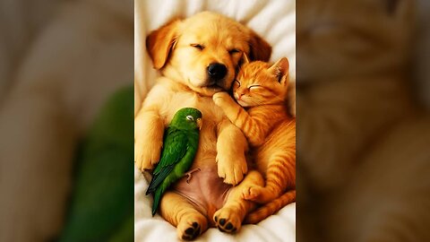 The Sweetest Nap Ever AI Generated