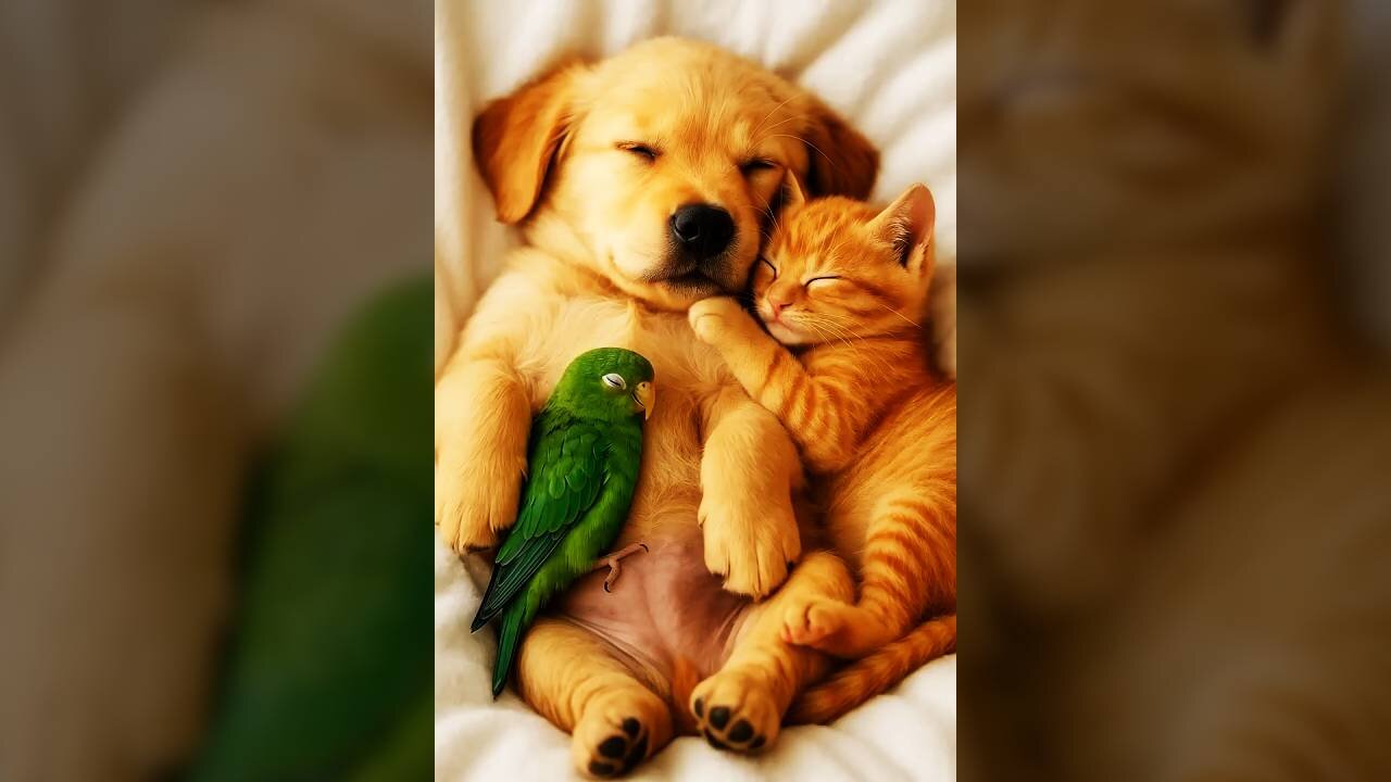 The Sweetest Nap Ever AI Generated
