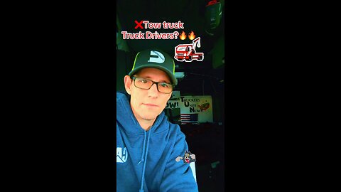 ❌🚛🔥Tow truck driver? ❌❌