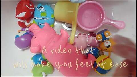 🧸🐥🐸[장난감 목욕시키기-수중치료] 동심으로 돌아가는 마음이 편안해지는 영상 🐥아이들 모여라🧸🧸🧸📣현대인들이여~~ 동심으로 돌아가라📣