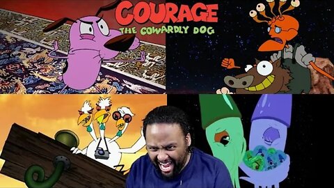 Courage The Cowardly Dog S4 Eps 7 - 9 Reaction