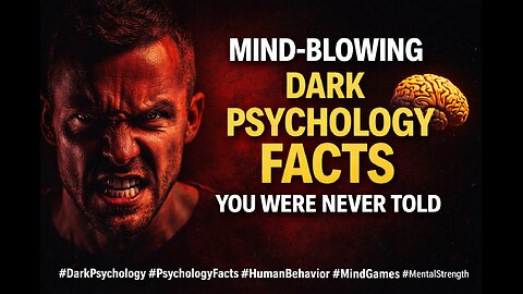 Mind-Blowing Dark Psychology Facts You Were Never Told 🧠 #DarkPsychology #PsychologyFact