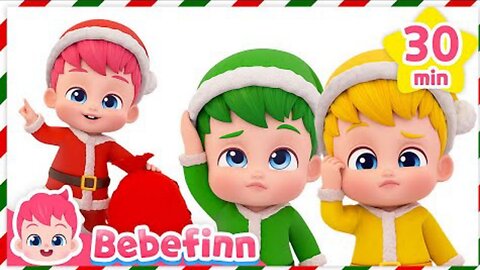 2024 New Christmas Songs for Kids | Bebefinn Nursery Rhymes Compilation