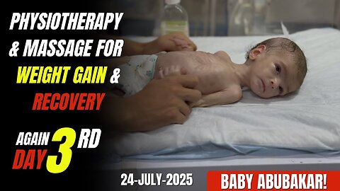 💔 Day 3 – Baby Abubakar in NICU | Physiotherapy & Massage for Weight Gain & Recovery