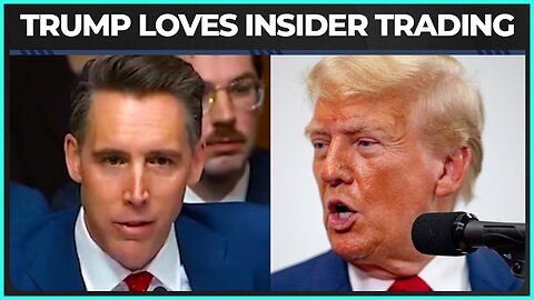 Trump Is LIVID At Hawley Over Stock Trading Ban Bill