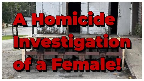 Undetected Footprints of a Female Found Unalive !