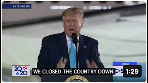 "Trump's Frequent Boasting and Personal Credit Claims for COVID Lockdowns"