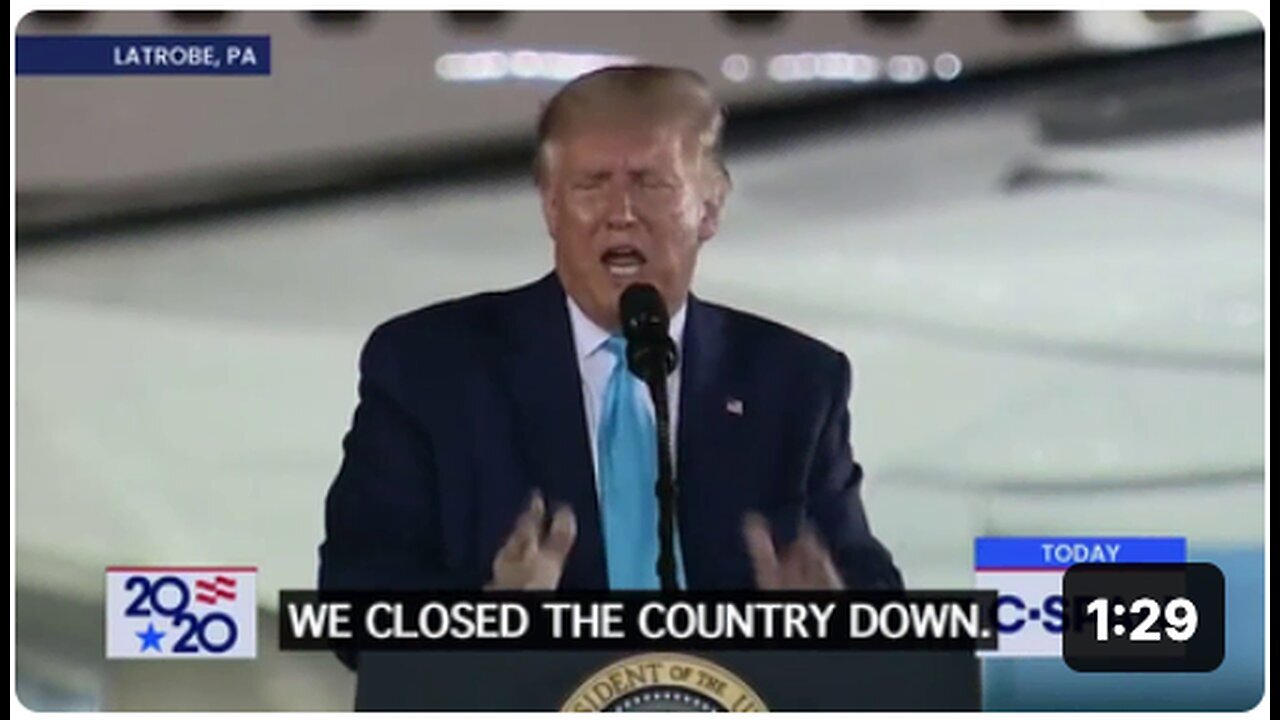 "Trump's Frequent Boasting and Personal Credit Claims for COVID Lockdowns"