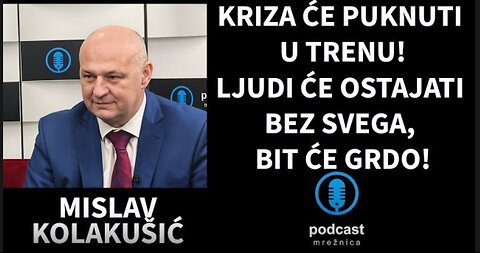Kolakušić: Ekonomski slom Europe i Hrvatske je neizbježan!