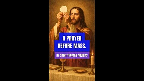 PRAYER BEFORE MASS #truth #jesus #mary #joseph #ihs #christ #church #bible #christian #saints #trini