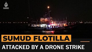 Sumud Flotilla Attacked By A Drone Strike
