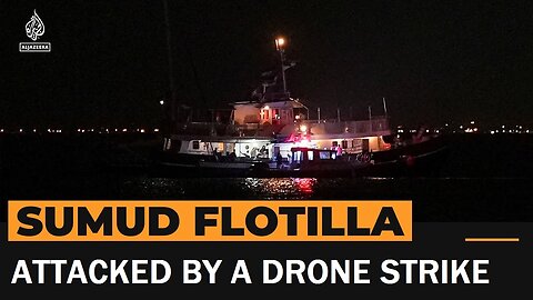 Sumud Flotilla Attacked By A Drone Strike