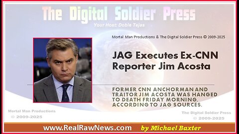 JAG Executes Ex-CNN Reporter Jim Acosta at Camp Blaz, Guam