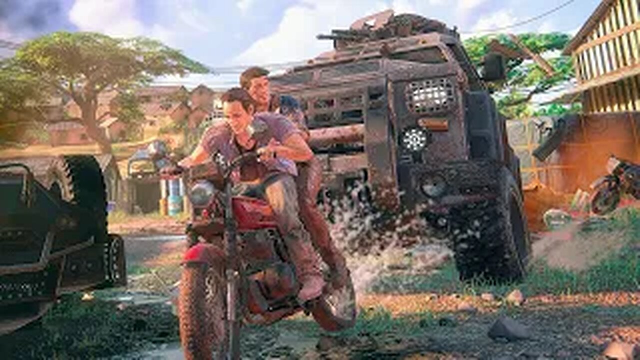 UNCHARTED 4 Remastered | Epic Chase Scene in Stunning 4K [PS5 Pro]