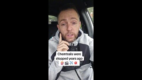 Chemtrails Were Stopped Years Ago