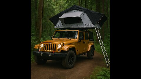 Quick Setup All-Weather Camping Foldable Car Roof Tent