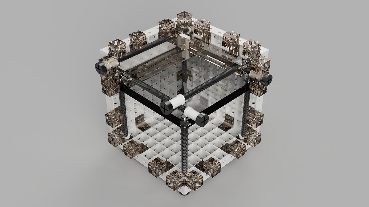 Cartesian Screw Arm 3D Printer/CNC/Laser (Fully Enclosed)