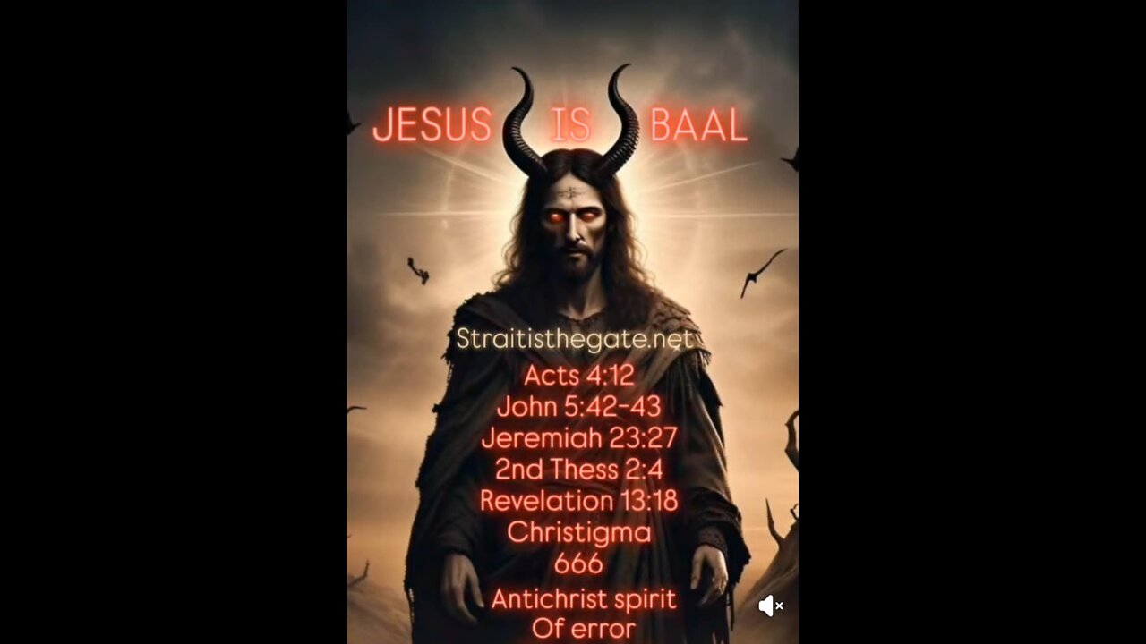 Jesus is baal
