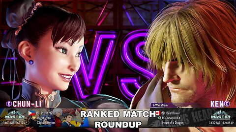 Kuya Kalbo SF6 Ranked Match Roundup. Chun Li Master Rank [Hori Fight Stick]