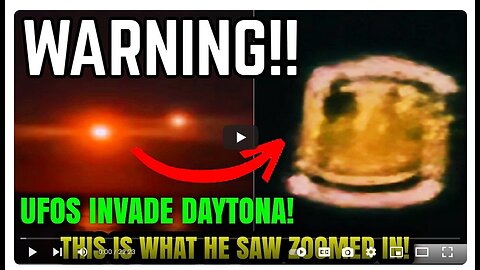 This Creepy Video Made Me Lose Sleep! UAPS OVER DAYTONA!