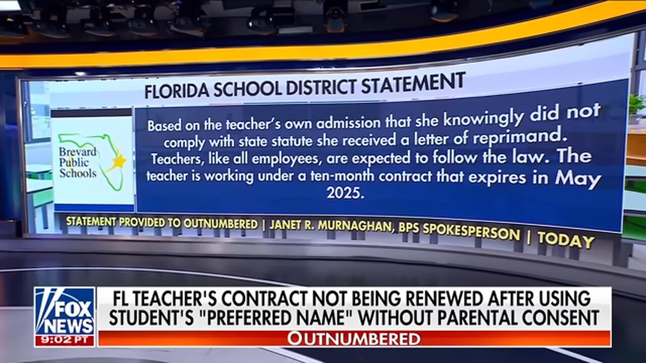 First teacher disciplined for violating Florida's parental rights law