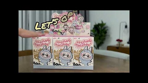 "Unboxing more #Labubu fun! Discover the Macarons Vinyl Face Blind Box