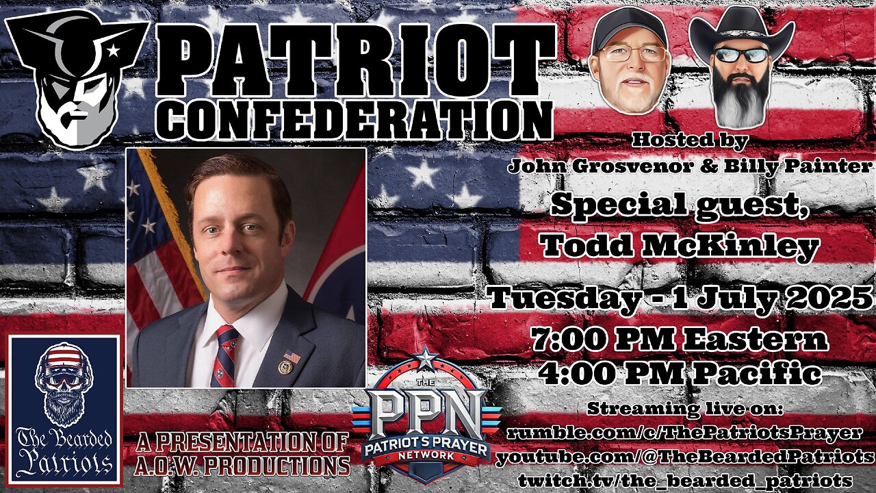 Patriot Confederation - Todd McKinley Interview (July 1, 2025)