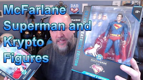 Comparing McFarlane's Superman and Krypto Figures - Superman Movie and Return of Superman #superman