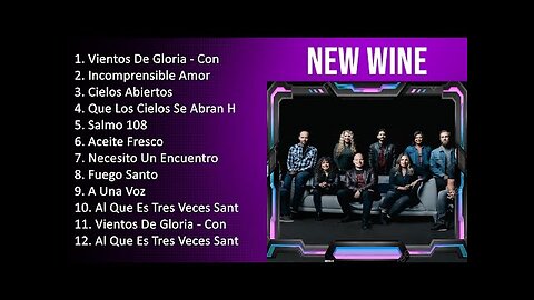 New Wine - 1 Hora Lo Mejor Grandes Éxitos - Alabanza Musica Cristiana.