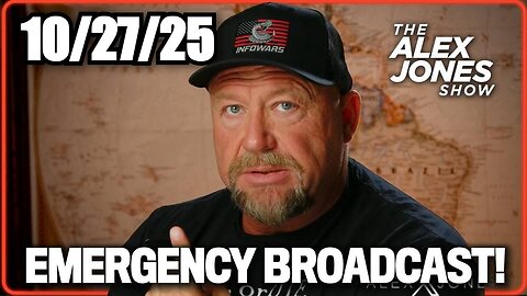 ALEX JONES SUNDAY EMERGENCY BROADCAST 10/27/25 - MASSIVE ARRESTS NOW TAKING PLACE!!!