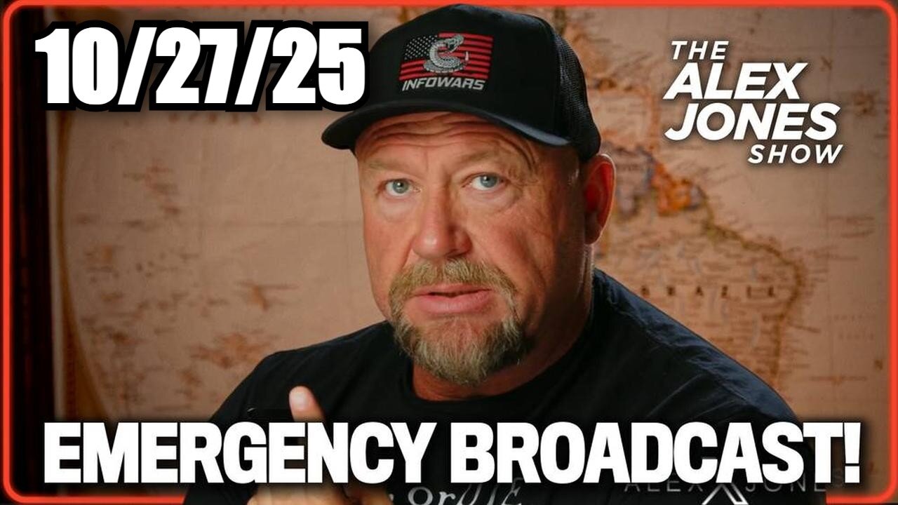 ALEX JONES SUNDAY EMERGENCY BROADCAST 10/27/25 - MASSIVE ARRESTS NOW TAKING PLACE!!!