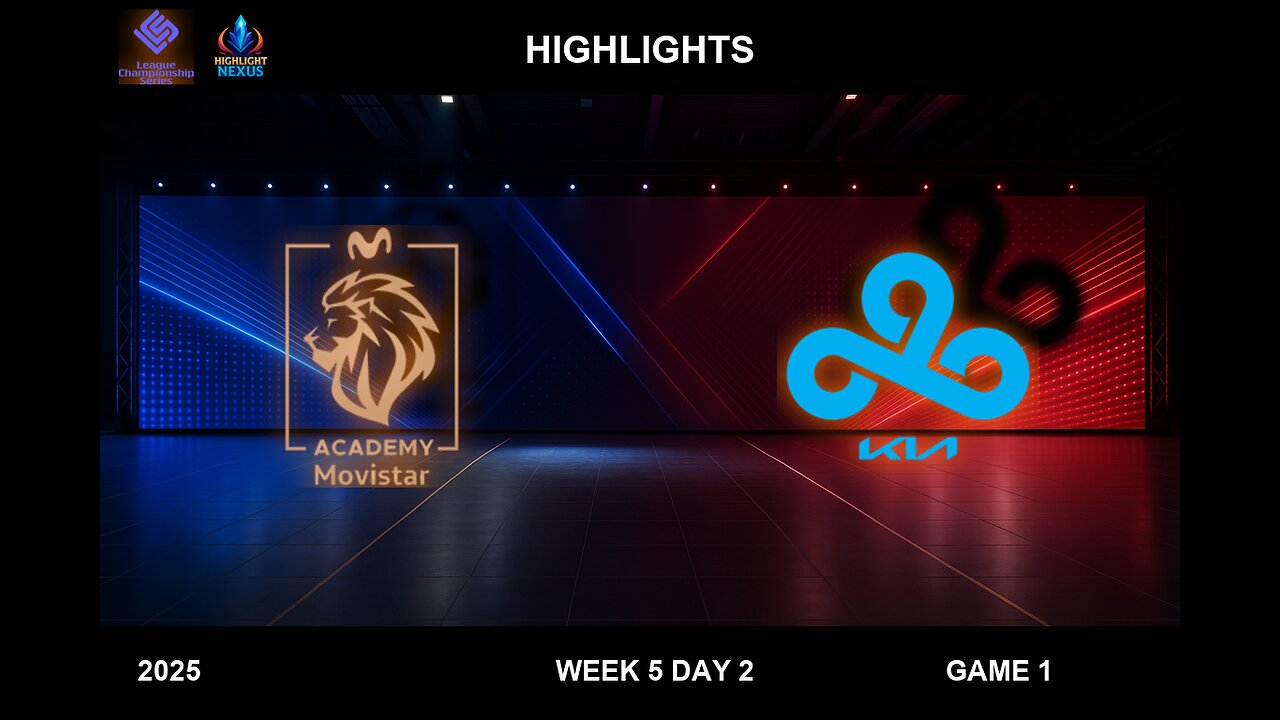 LYON vs C9 Highlights Game 1 - LCS W5D2 Split 2 2025 LTA North - LYON vs Cloud9 G1