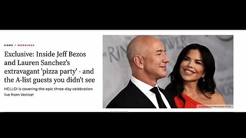 Jeff Bezos Pizza Wedding