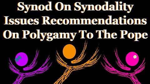 Synod On Synodality Issues Recommendations For Radically Changing Catholic Morality