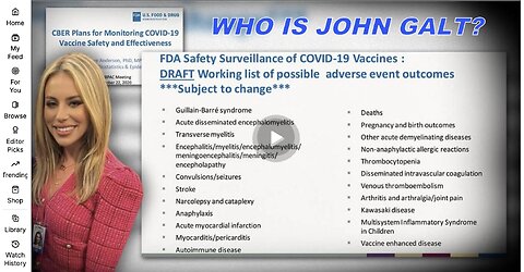 INFOWARS W/ Ron Johnson Leads Epic Hearing N2 Covid Shot Side Effects & Lies. WHO IS John Galt?