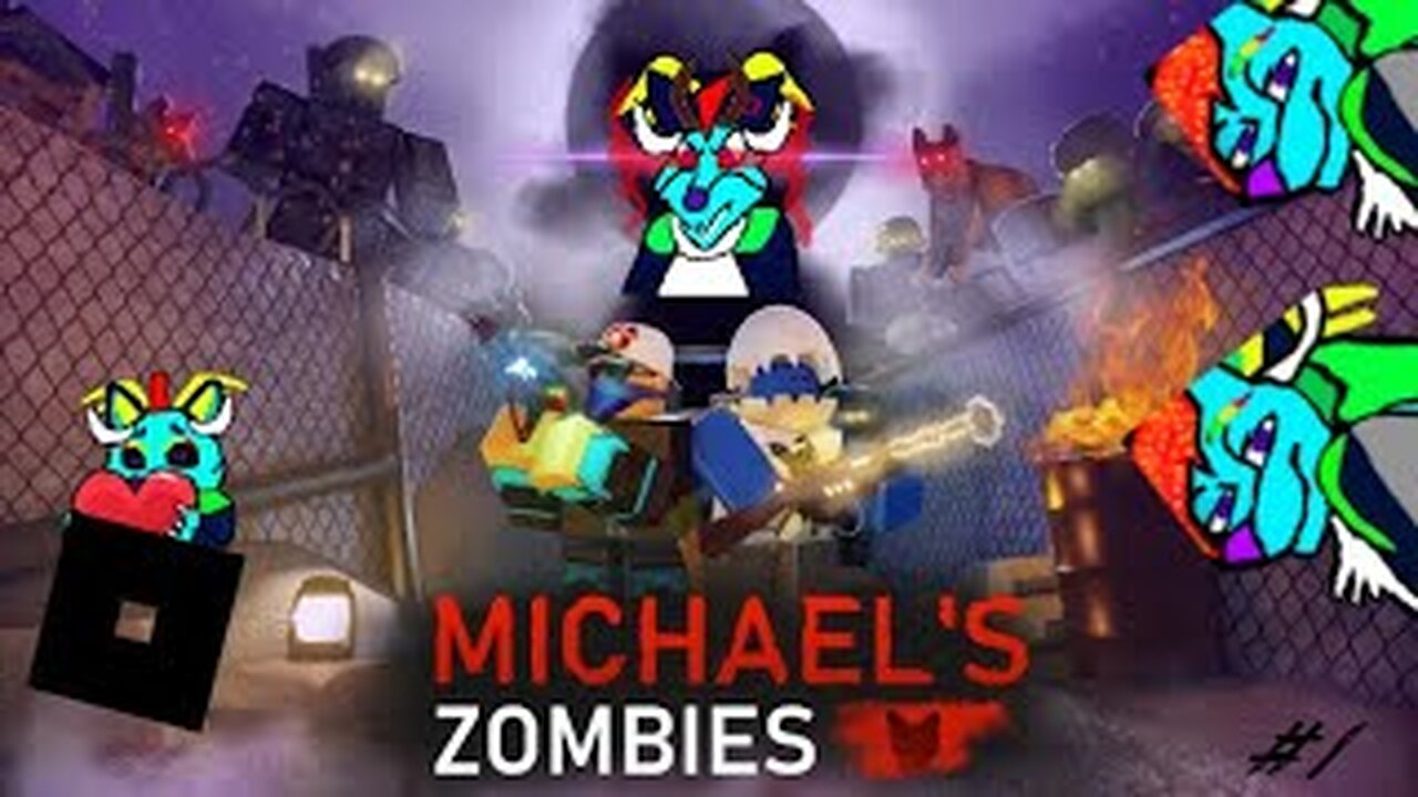 Michael's Zombies in roblox in der rese part 1