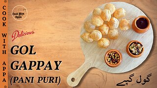 How to make Gol Gappay | Easy Pani Puri Recipe | Crispy Gol Gappay | Homemade Pani Puri #golgappa