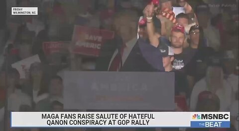MSNBC Covering Trump Posting Q Posts. They Still Say “Qanon” 😂