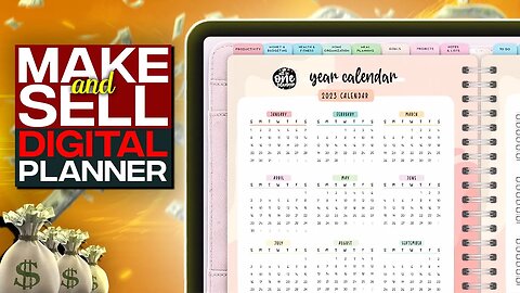 Make Money Online with GoodNotes Planners (Step-by-Step)