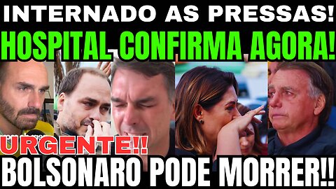 ACABA DE SER INTERNADO EM ESTADO GRAVE! BOLSONARO ACABA DE RECEBER TRISTE NOTÍCIA SOB ESPIONAGEM