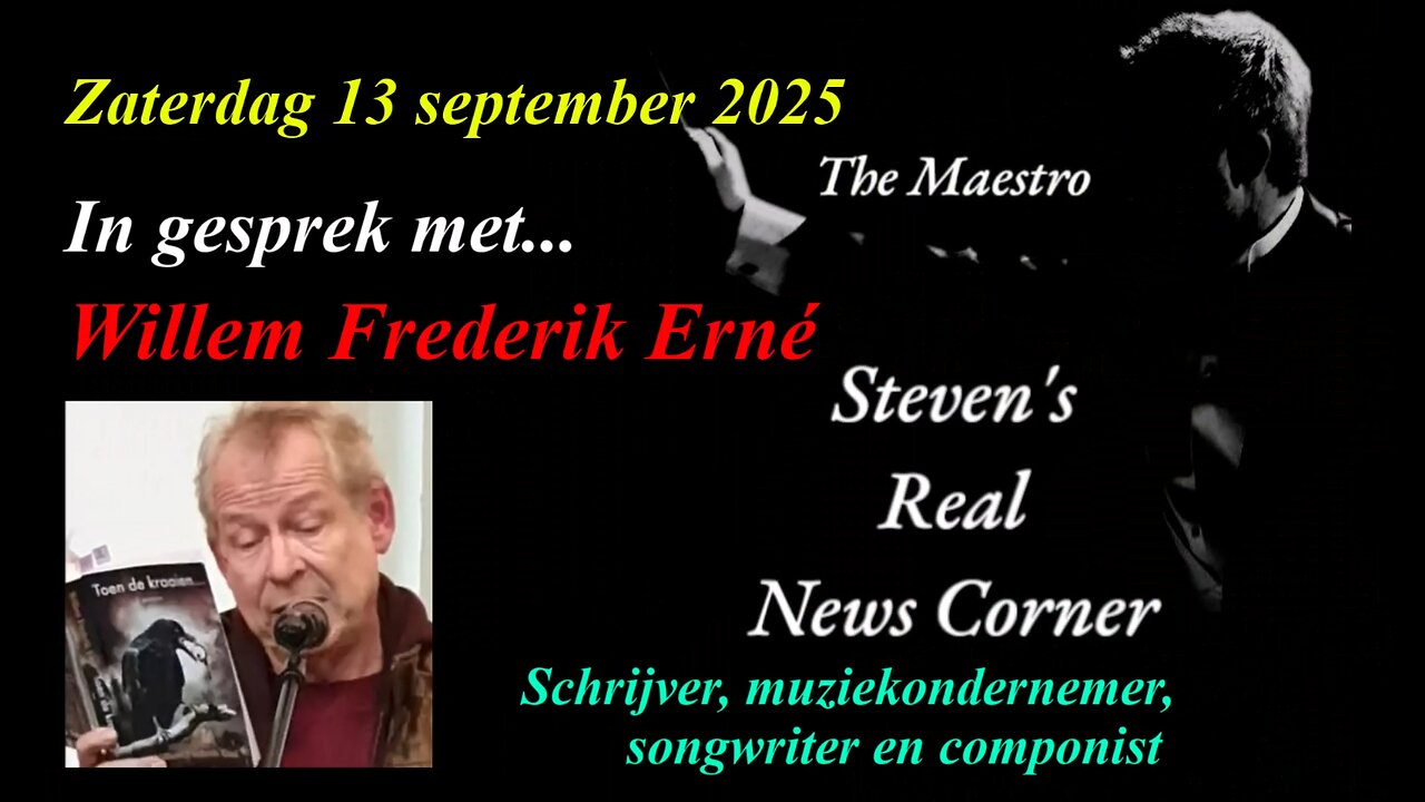 ZATERDAG 13 SEPTEMBER 2025 - THE MAESTRO IN GESPREK MET WILLEM FREDERIK ERNÉ