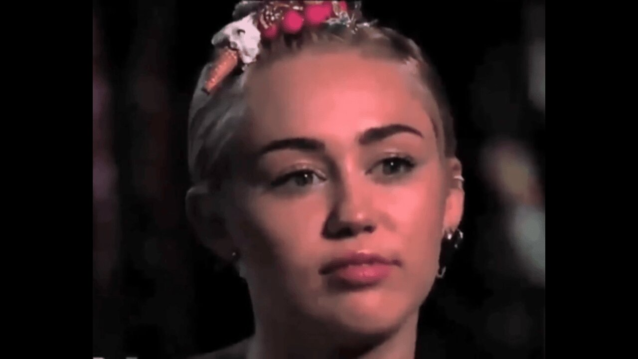 Miley Cyrus and her Evil Unseen Spirit Companion