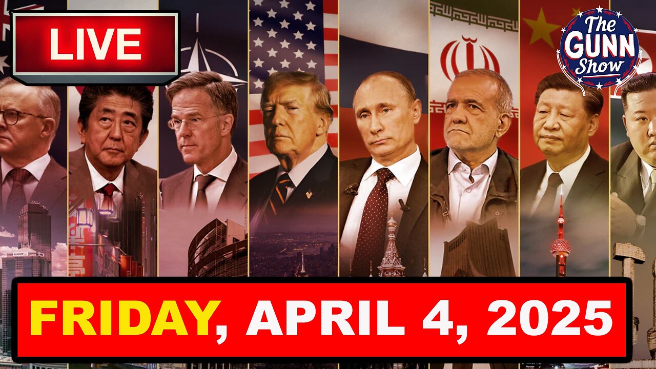🛑LIVE: WW3 is HEATING UP! | The Gunn Show (4/4/25)🛑