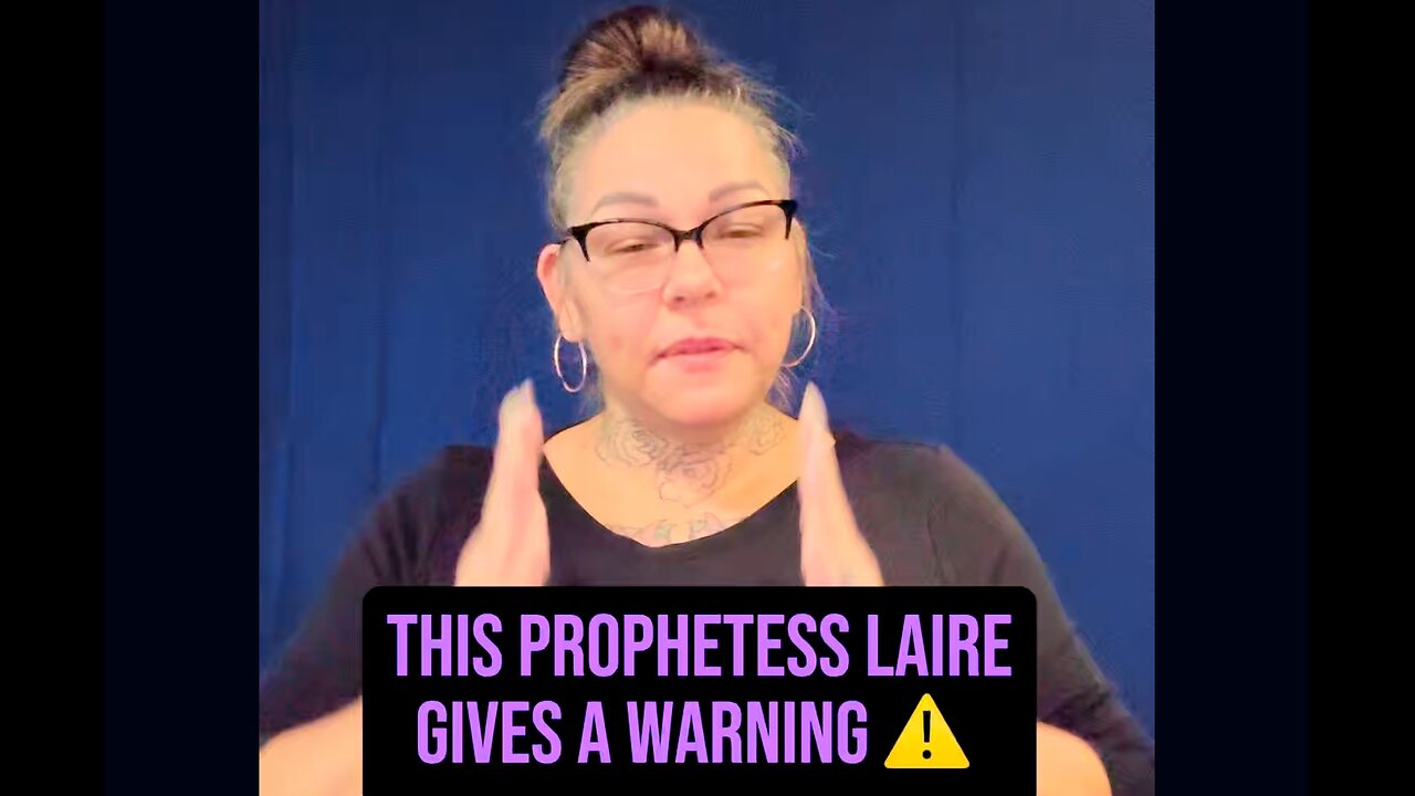 This Prophetess Laire Gives A Warning! 😱 #asl #deaf #signlanguage