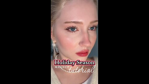 Holiday season make up tutorial