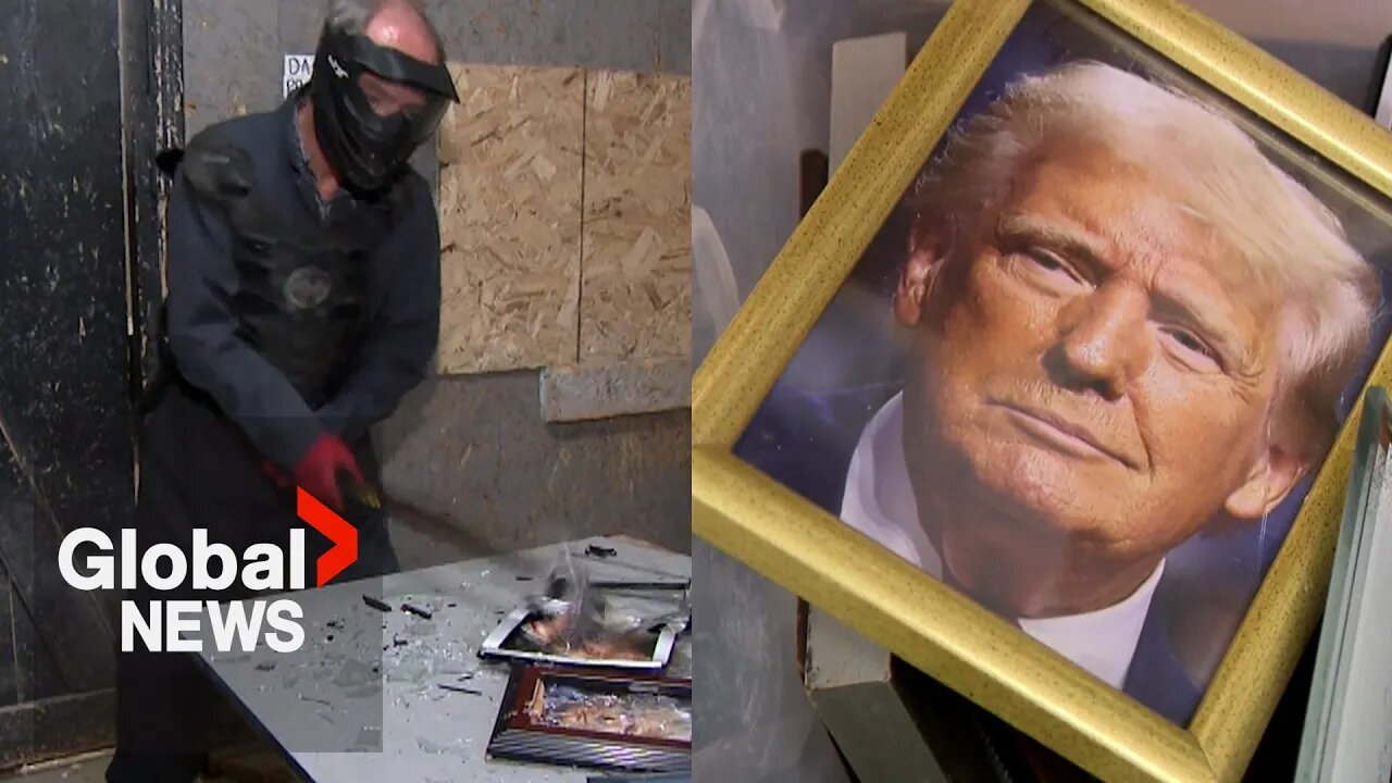 “Smash the tariffs”: Canadian rage room lets visitors release Trump anger