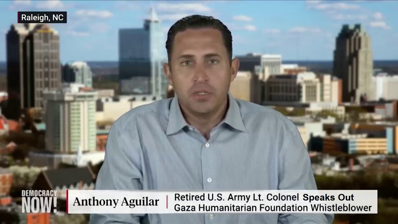 DemocracyNow! Speaks With Anthony Aguilar