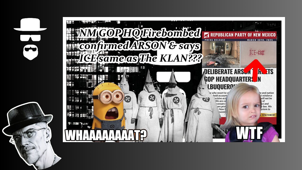 GOP HQ FIREBOMBED...FIRE DEPT SAYS WAS ARSON...NO REALLY???