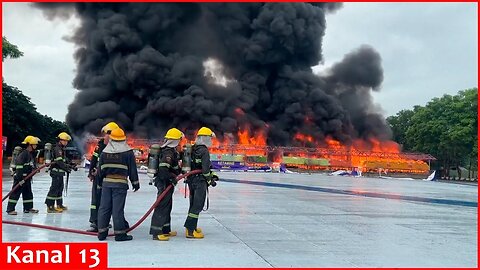 Myanmar burns confiscated drugs worth around 300 million US dollars