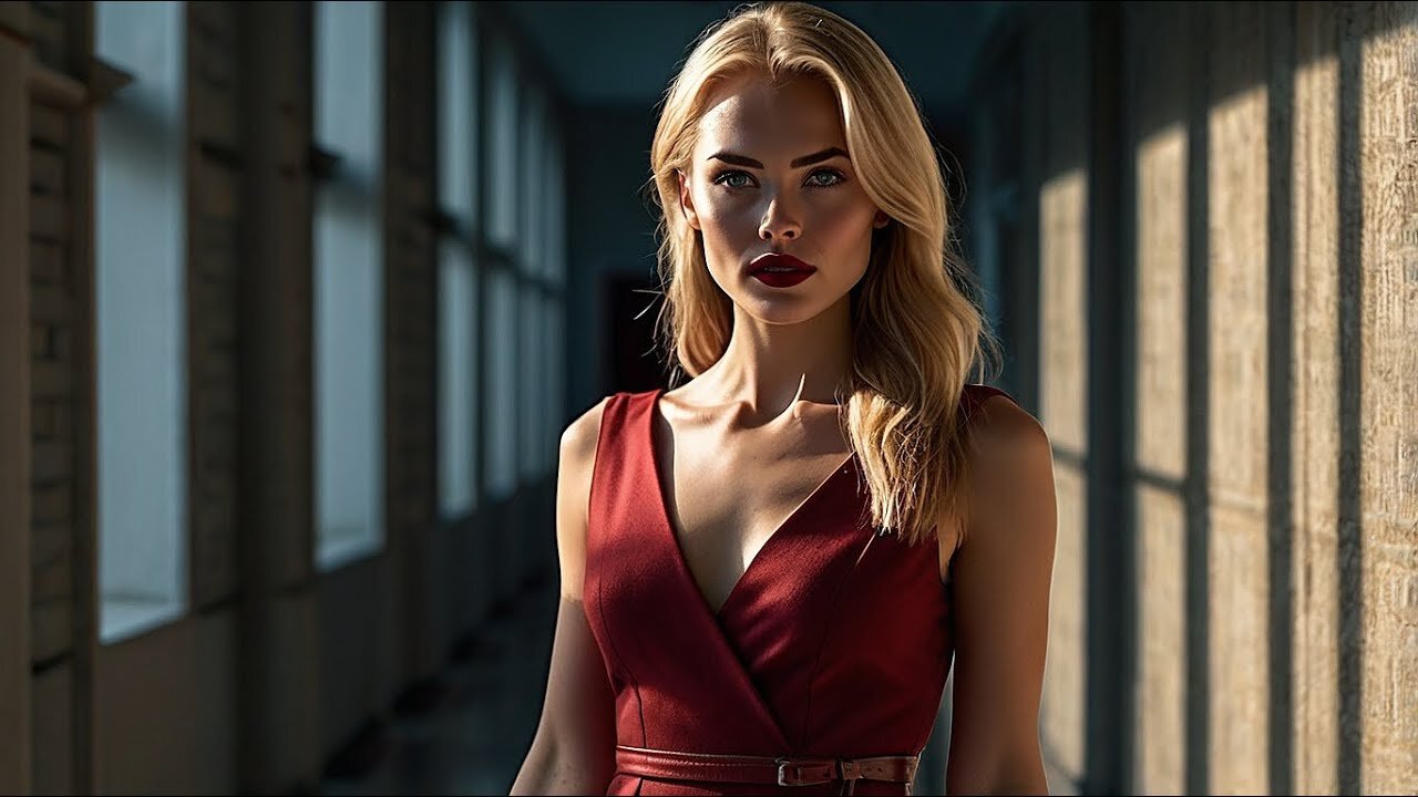 "Kling AI" | Walking Through Office Hallway In Style | AI Music Video